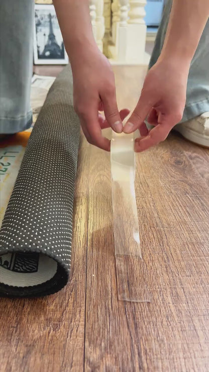 Double sided reusable tape